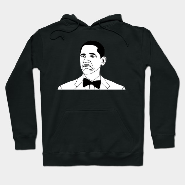 Obama Not Bad Face Hoodie by FlashmanBiscuit